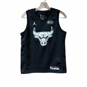 Nike NBA All Star Chicago Bulls #23 Jordan Kids Jersey Black Size M